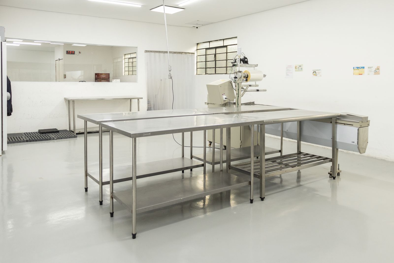 Bancadas de inox - ambiente higienizado